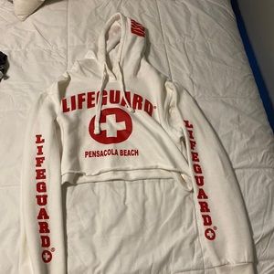 Lifeguard cropped hoodie